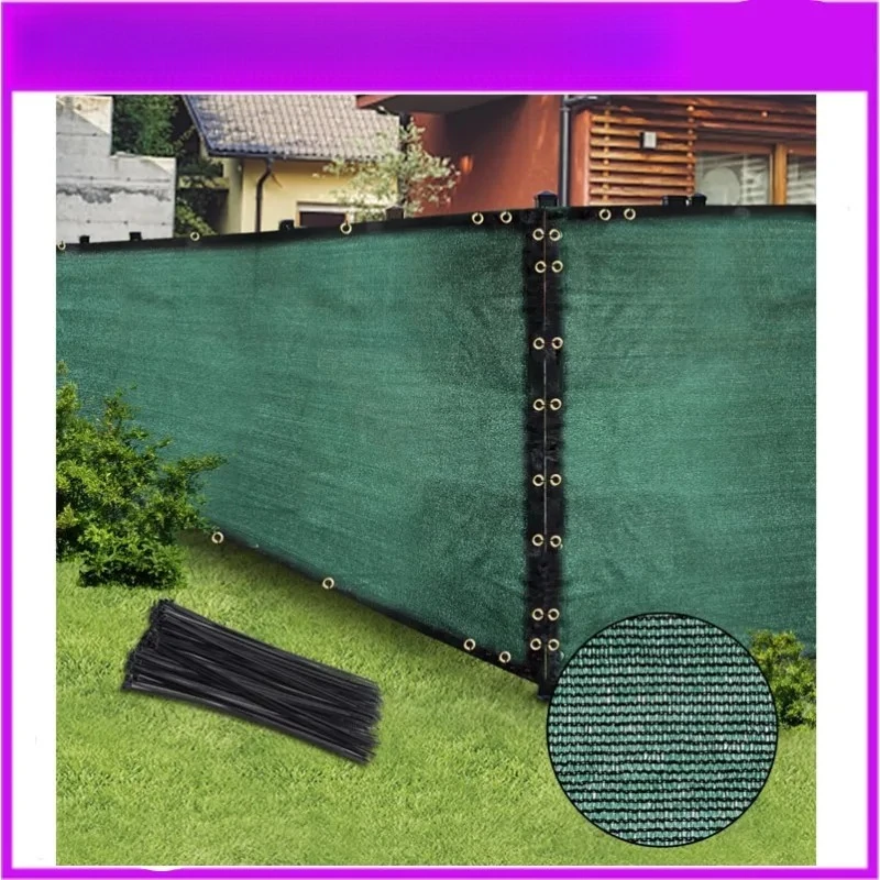 

NEW Green 6FT X 50FT Outdoor Privacy Screen Fence & Mesh Shade Net Cover, Ideal - Enhances Privacy for Fencing & Chain Link