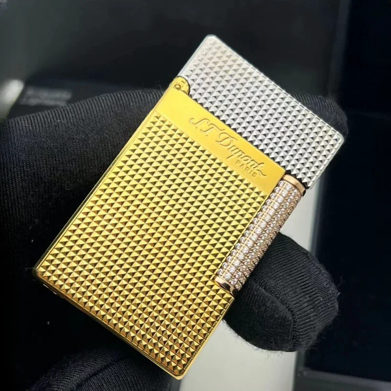 

Dopunt Bright Sound Gas Lighter Grinding Wheel Ignition Refillable Lighter Cigarette Accessories for Smokers Gift Box