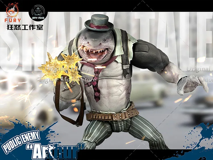 FURY TOYS 1/12 Skala Mężczyzna Żołnierz Abyssal Power Shark Combat Army Pełny zestaw 6-calowych figurek akcji Kolekcja prezentów dla fanów