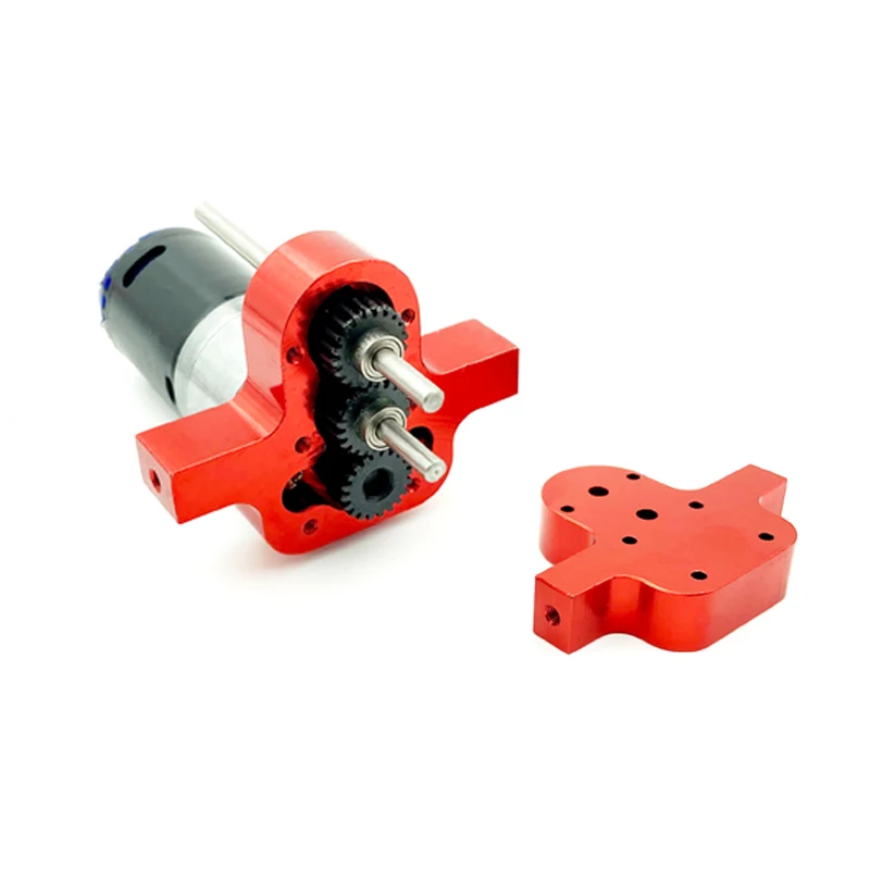 Metal Transmission Gearbox 370 Motor is Suitable for MN 1:12 D90 D91/WPL B14 B24 C14 C24 1:16 RC Car General Upgrade Accessories