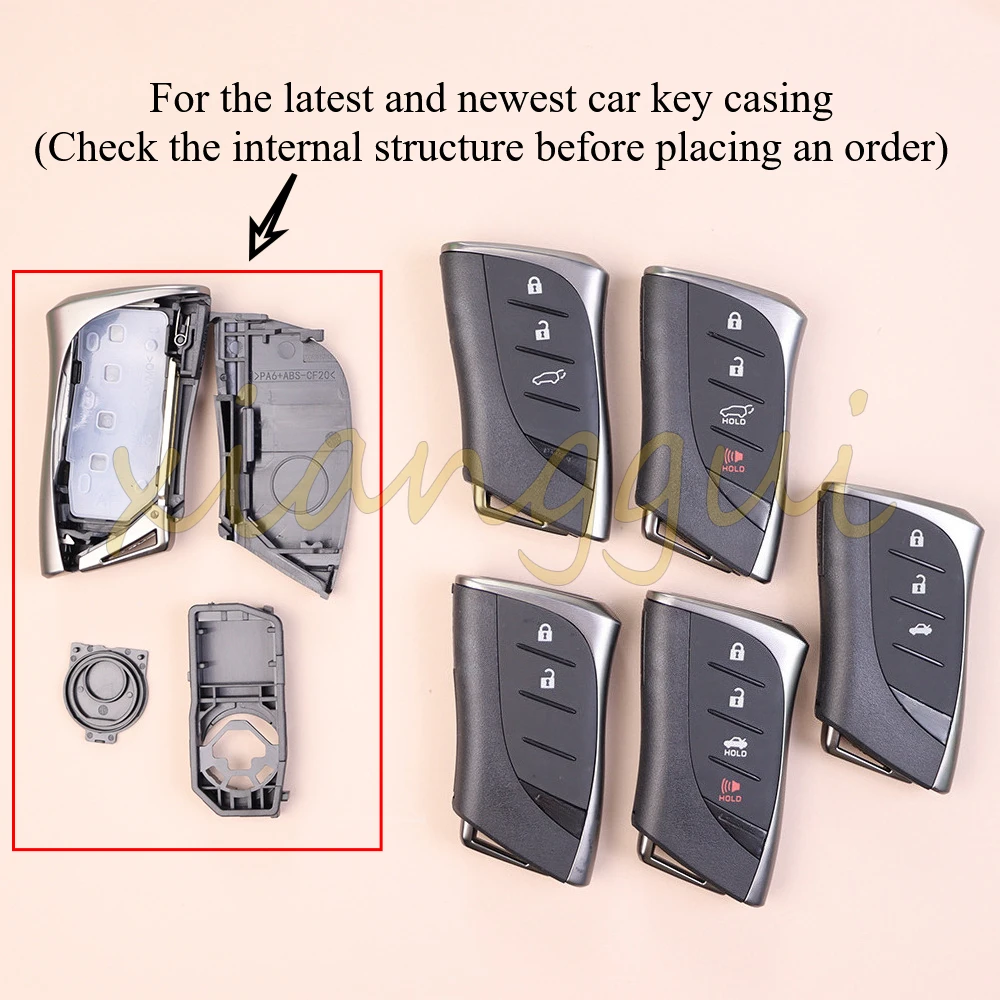 Latest New Original Size Car Key Case Housing Shell (without Circuit Board) for Lexus 2025 2026