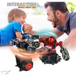 EBOYU 17XZ01B RC Battle Robot Remote Control Battle Boxing and Fighting RC Robots Gift Toys for Kids- 2pcs Robots Included