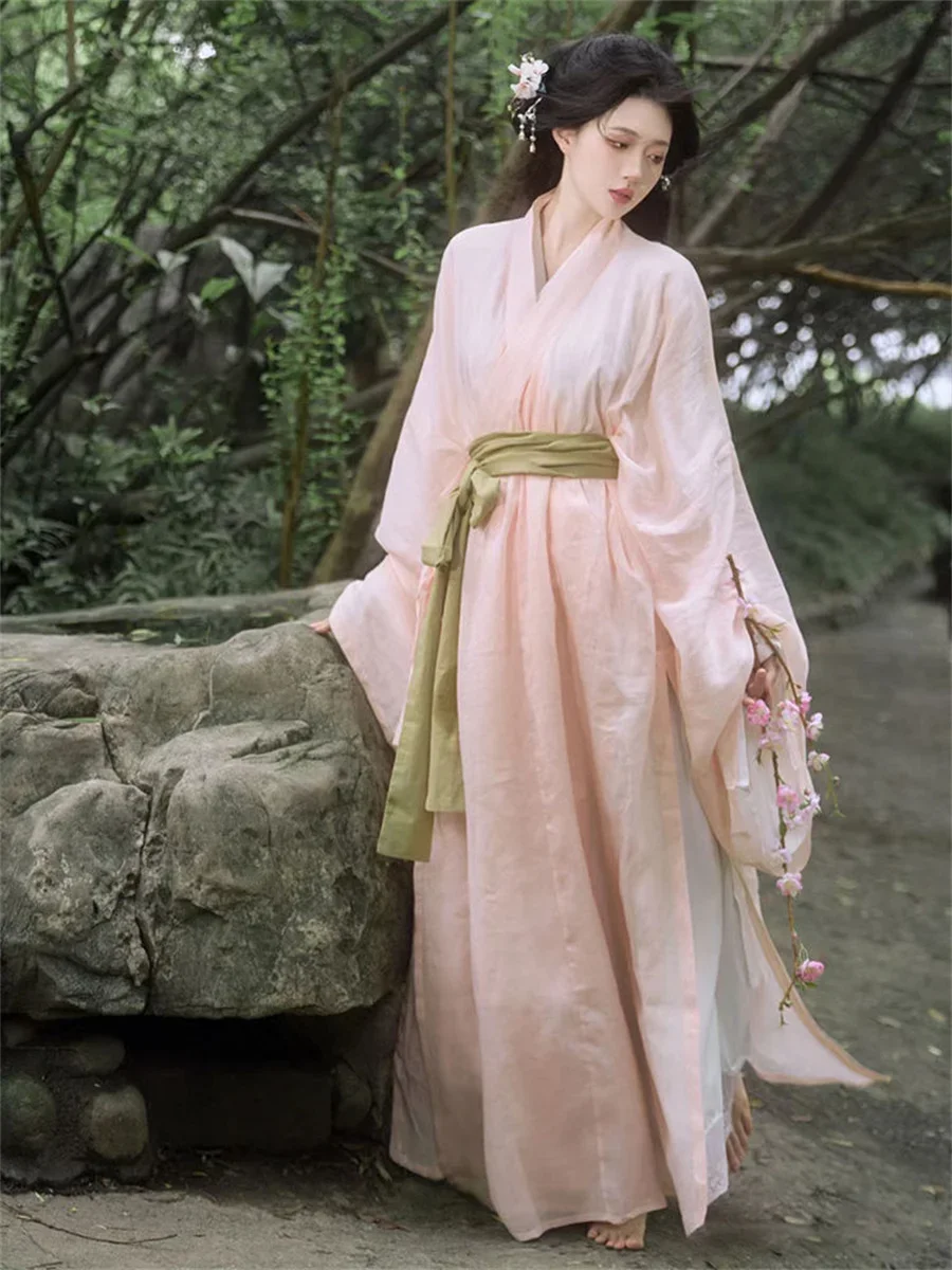 

3XL Chinese Hanfu Dress Women Cosplay Costume Tang Dynasty Ancient Traditional Blue Hanfu Dance Dress Plus Size 3XL