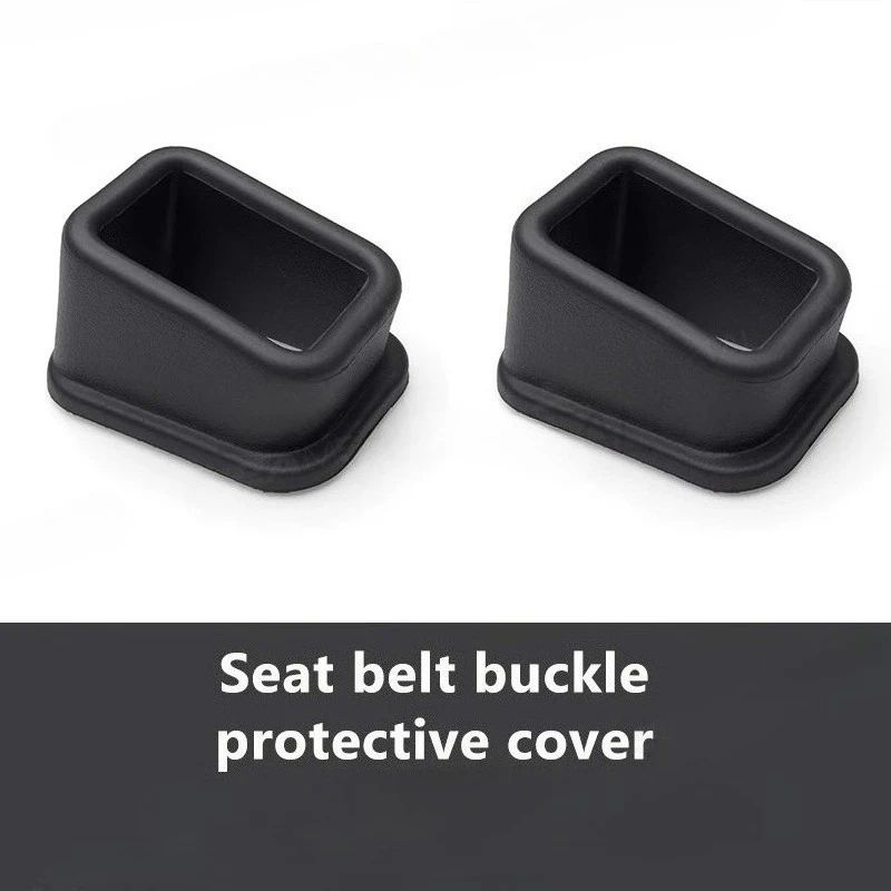 2PCS Car Seat Belt Slot Fixer Safety Belts Lock Buckle Fixing Anti-Slip Silicone Holder Auto Interior Decor Accessories