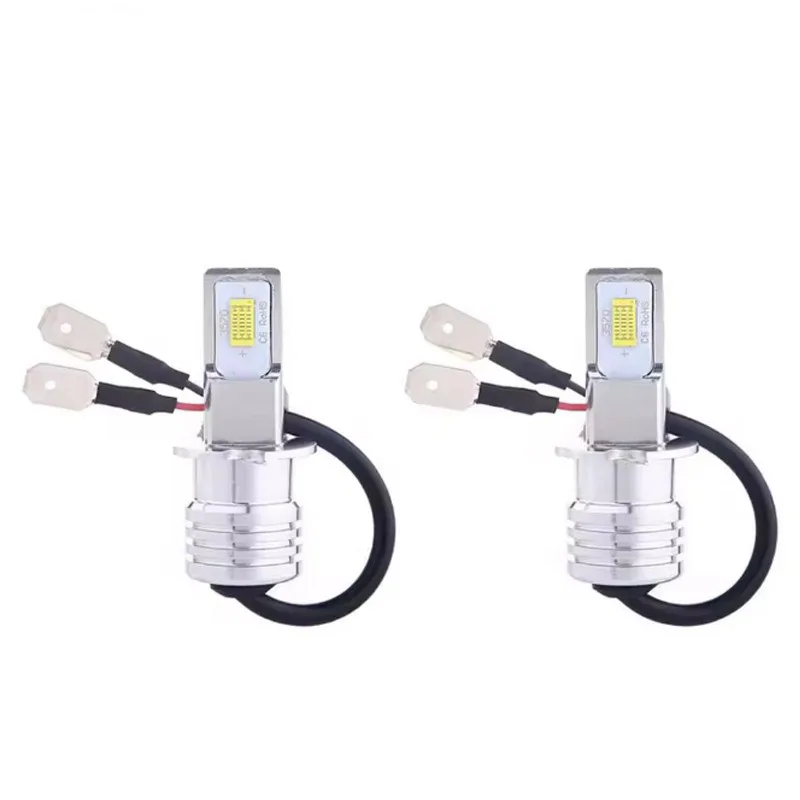 

H3 LED Headlight Bulbs 80W 3000K 6000K 8000K with 3570 2SMD CSP Chips for H1 H4 H7 9005 9006 HB3 HB4 H8 H11 H9