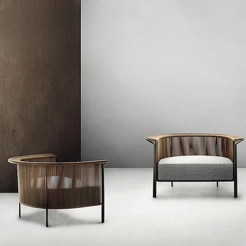 

Outdoor rattan sofa hotel balcony rattan sofa outdoor leisure rattan chair