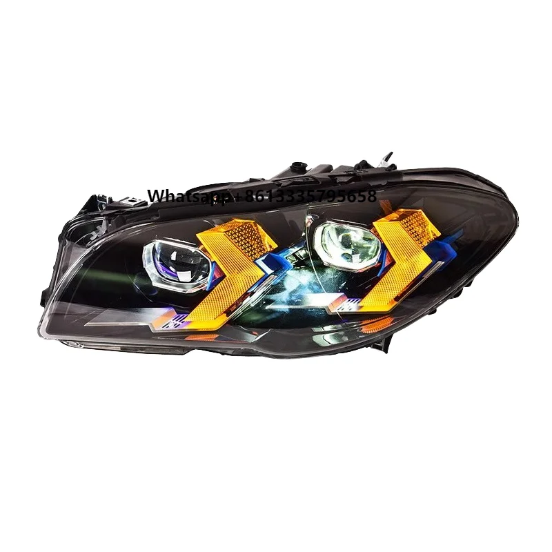 

Dedicated to 5 Series F10/F18 Headlight Assembly 2011-2017 Modified New LED Lens Daytime Running Light Turn Signal