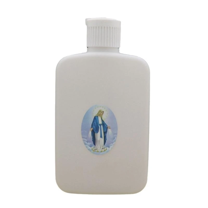Crosses Pattern Holy Water Bottle Plastic Container Religious Party Accessories