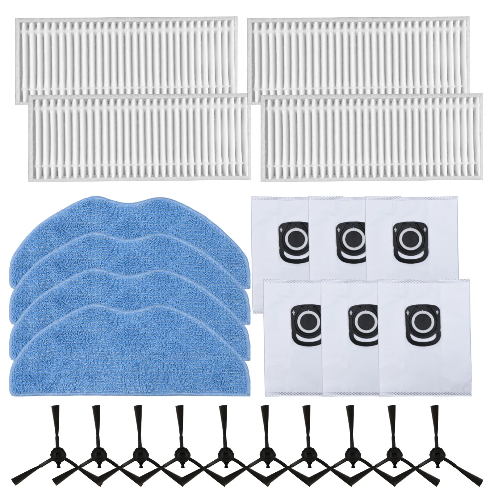 

Side Brush Filter Mop Cloth Bag For Tefal For X-plorer Serie 75 S+ RG8597W Vacuum Cleaner Accessories And Replacement