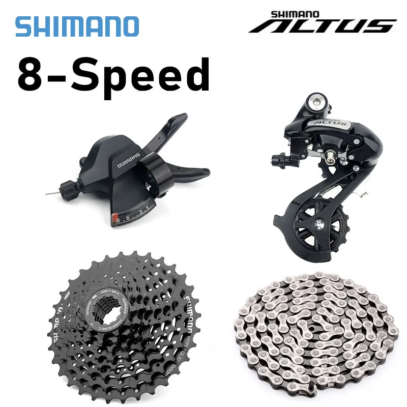 Shimano 8 Speed MTB Groupset M310 M360 Derailleur 8S M315 Shifter HG31-8 8V Cassette 32T 34T Mountain Bicycle Chain HG71 HG41