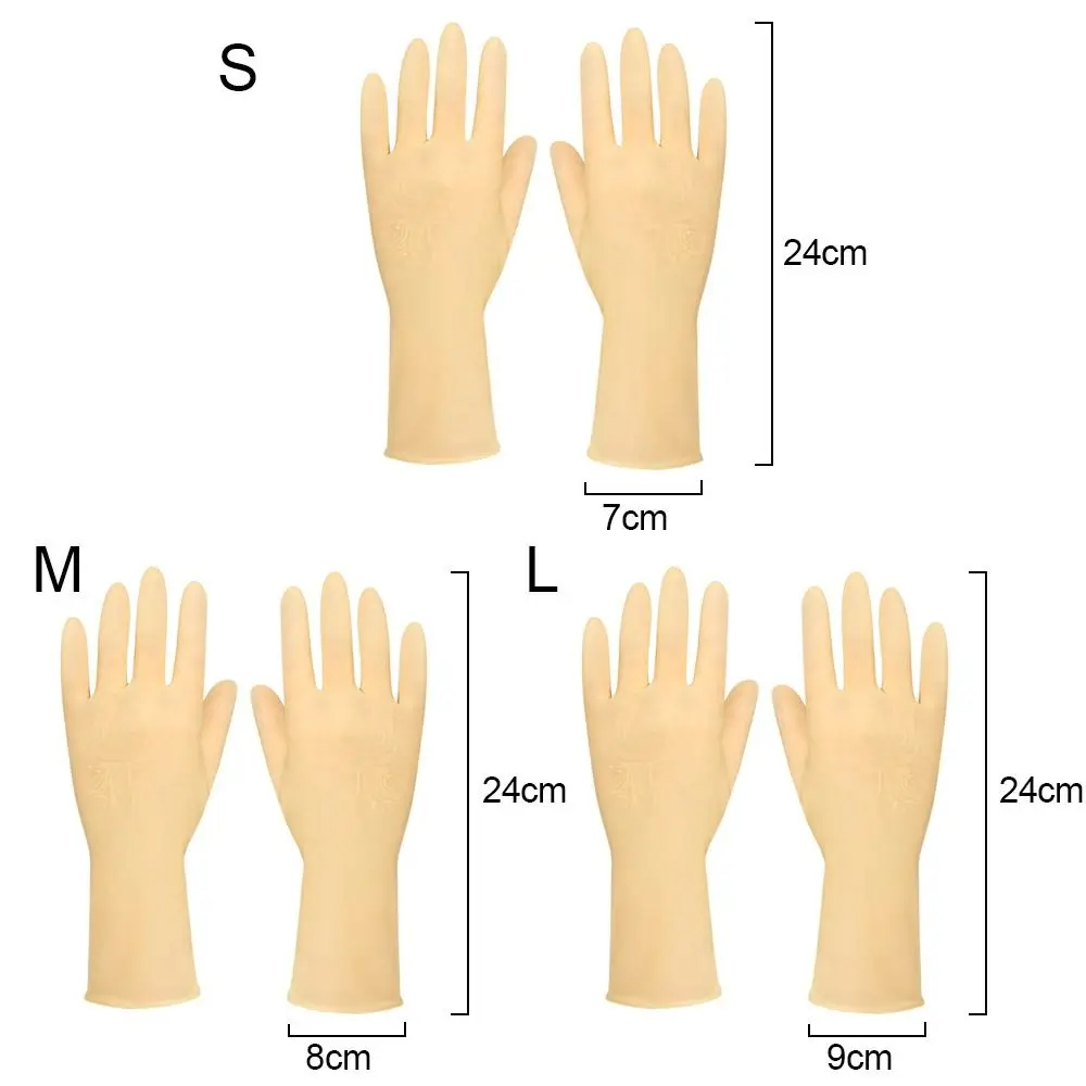 Herramienta 26CM guantes de trabajo para niños guantes protectores de goma rojo amarillo azul sin mangas engrosamiento guantes domésticos para niños lavado