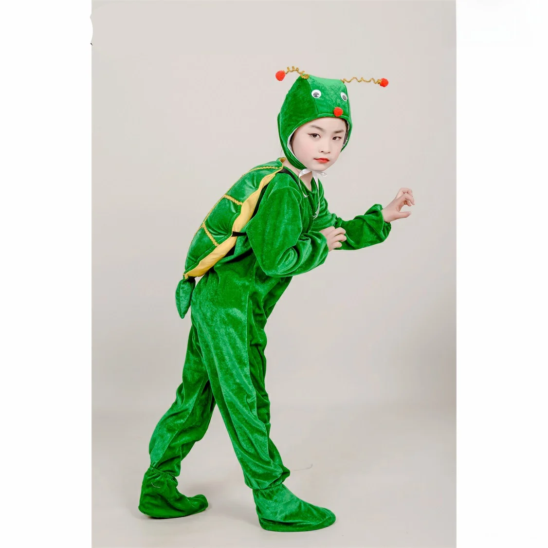 

Детский сценический костюм: наряд маленького кролика, костюм для сказочного представления «Соревнование черепахи и кролика», одежда для выступлений в образе маленьких животных