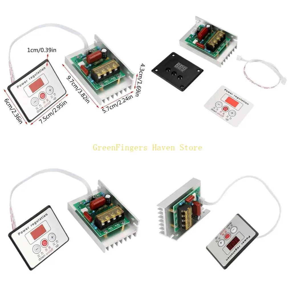 

F68D Высокопроизводительный регулятор скорости электродвигателя, регулятор напряжения высокой мощности, термостат с затемнением,