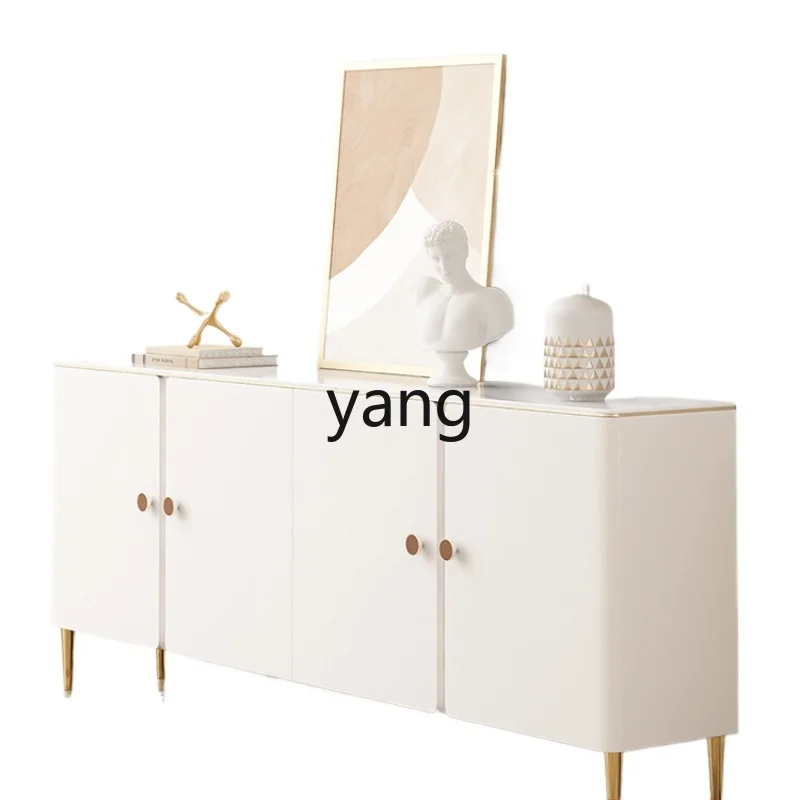 Yjq Ultra-Thin TV Cabinet Small Apartment Modern Simple Wall High Cabinet Narrow Locker of Bed End Master Bedroom