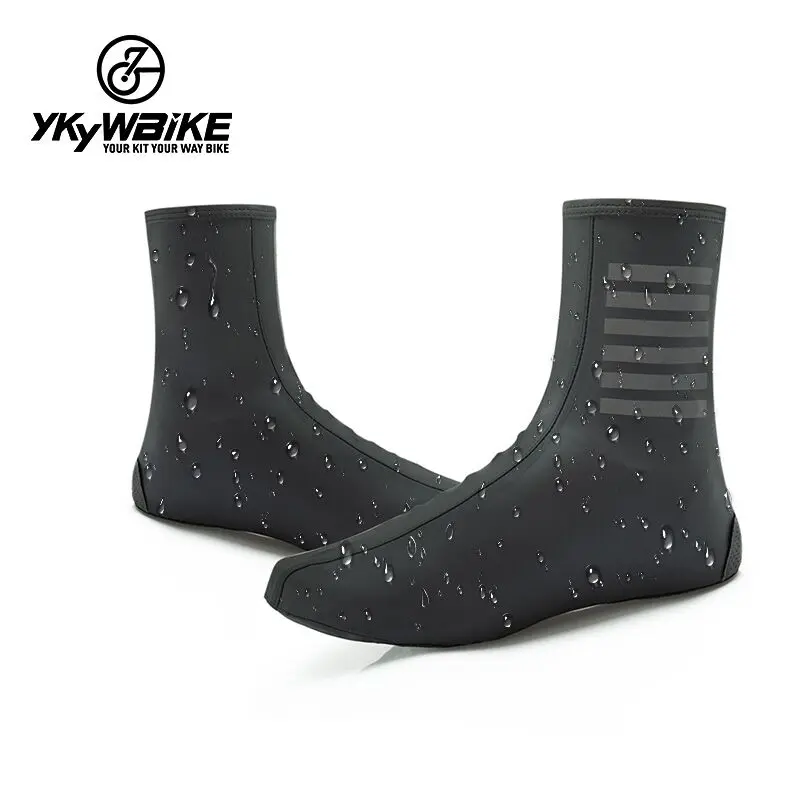 YKYWBIKE Wasserdicht Radfahren Frauen Männer Überschuhe Fahrrad Schuhe Abdeckungen Fahrrad Winddicht MTB Straße Warm Halten Bike Lock Protector – Detail 6
