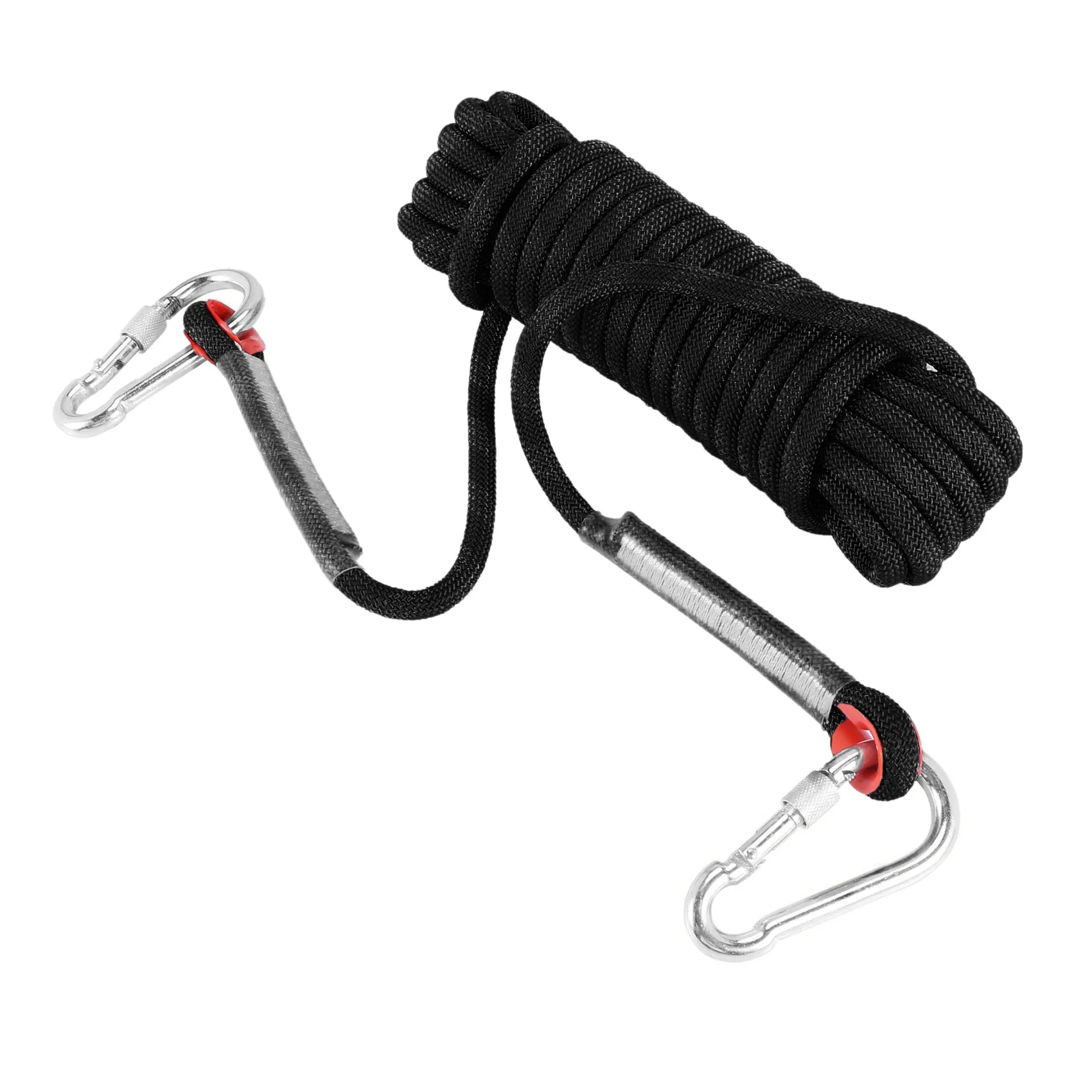 A89E-Outdoor Rock Climbing Rope 12Mm Home Fire Emergency Escape Rope Multifunctional Heavy Duty Rope For Hiking Caving Camping