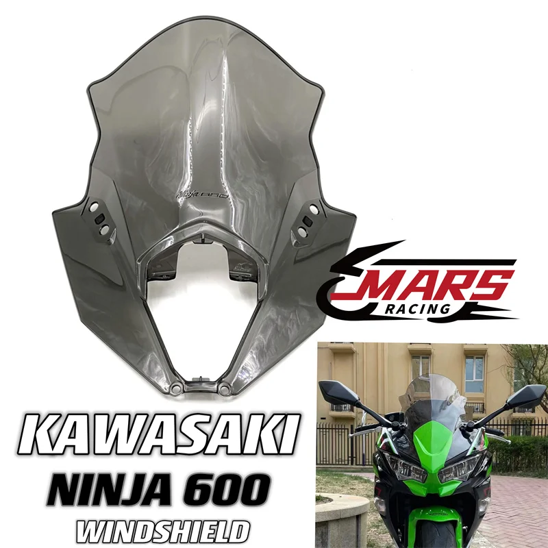 Motorcycle accessories Windshield Windscreen Aluminum Kit Deflector For KAWASAKI NEW NINJA650 ninja 650 ER-6F ER6F 2020 20212022