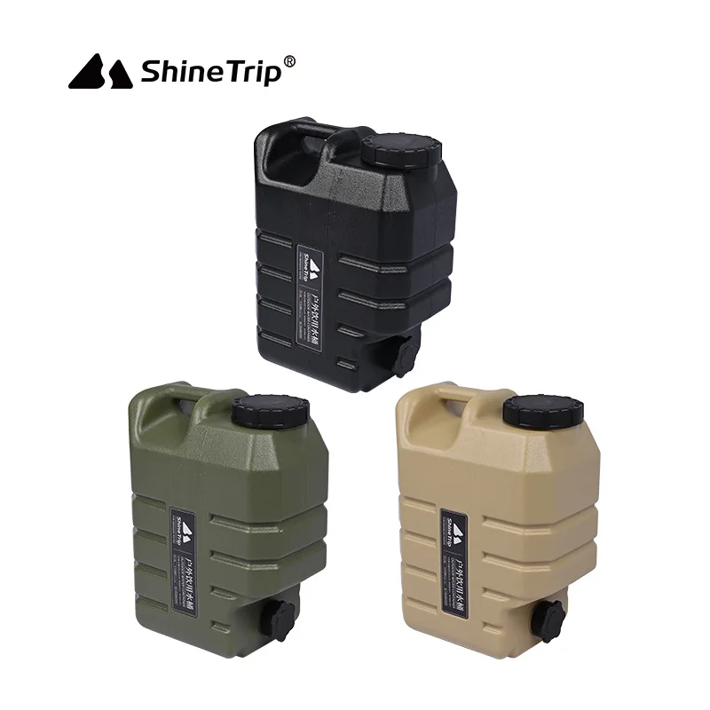 15L Large Capacity Outdoor Camping Bucket Portable Food Grade Water Storage Thickened Self-driving Equipment Suitable Drinking