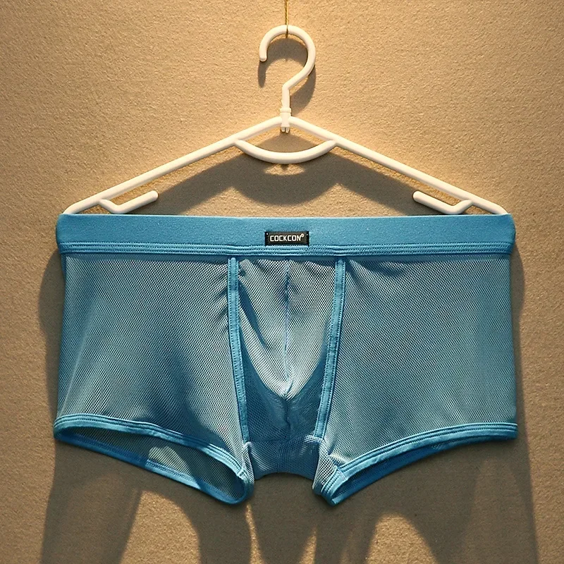 

youth Boxy Underwear with Mesh Mesh Shorts for Fun and Youth, Featuring A Raised, Sexy, Low Waisted, Breathable and Trendy Style