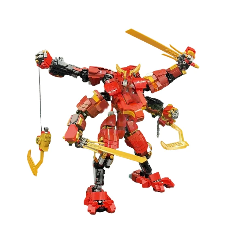 

1295pcs MOC Kai S Climber Mech XL Ninjia Model Building Blocks Construction Toy Christmas Gifts DIY Creative Idea Education