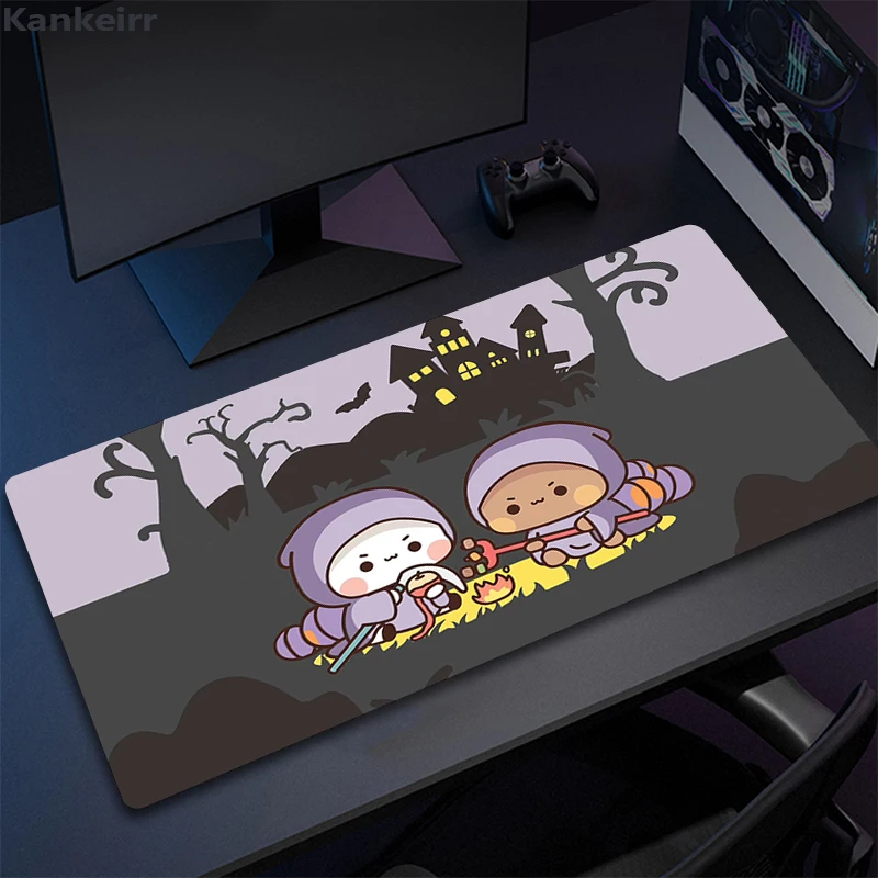 Kawaii Bubu And Dudu Halloween style Small/Big Gaming MousePad Gamer Cartoon Deskmat Office Decoration Desk Accessories Mousepad