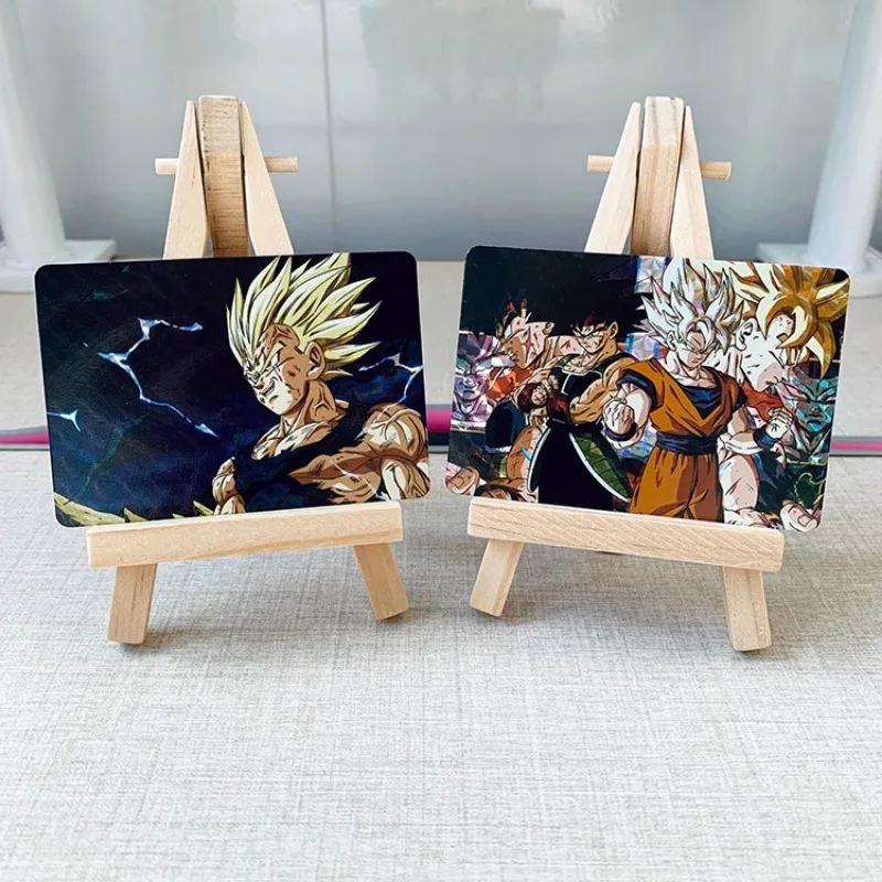 DIY Dragon Ball Boutique New Poster Grid Refractive Flash Card Anime Peripheral Game Collection Card Holiday Gift