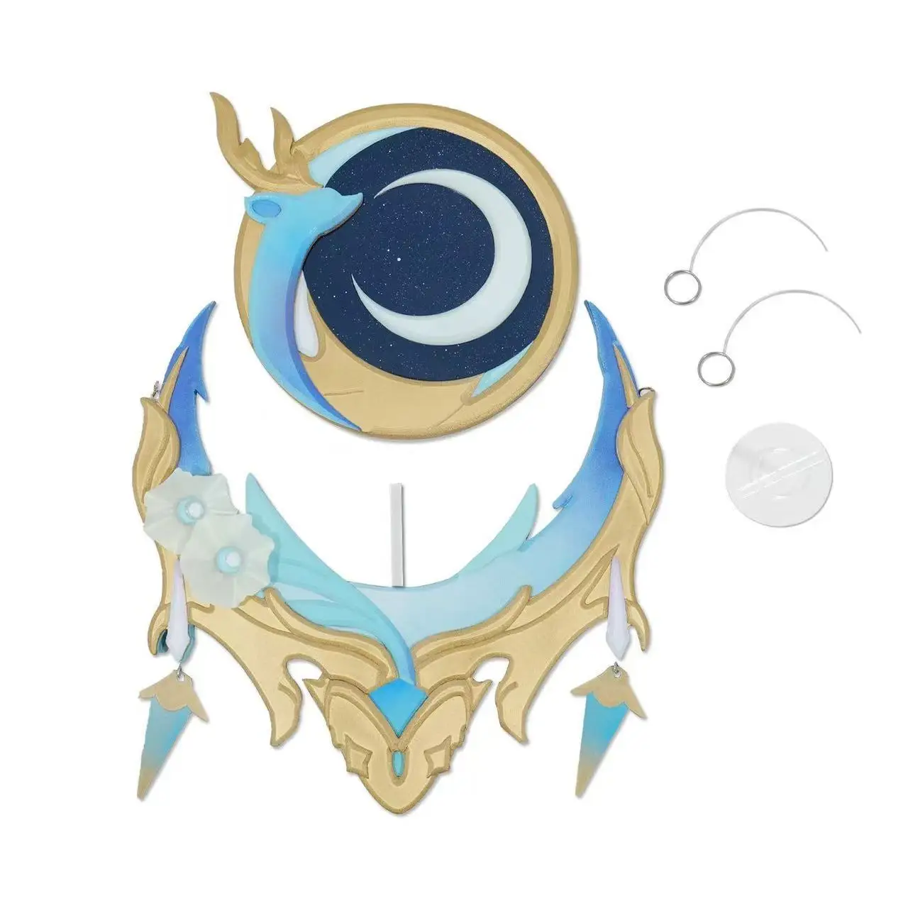 Lauma Night sky Prop mirror Game Genshin Impact Cosplay Props Halloween Christmas Fancy Party Costume Accessories