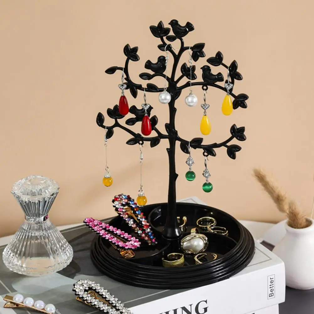 Jewelry Organizer Plastic Tree Storag Hanger Jewelry Storage Nordic  Rings Hairpins Necklace Storage Organizer Home Supplies