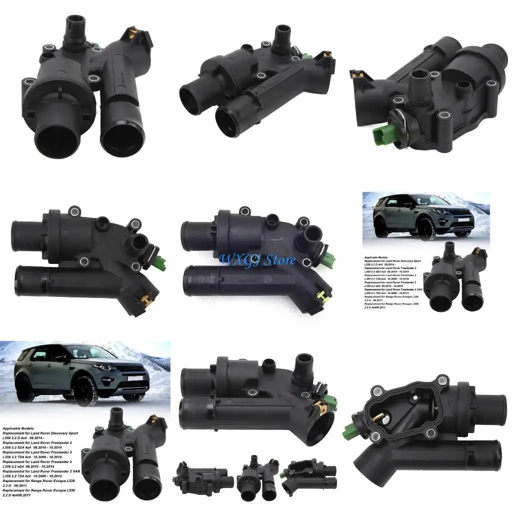 

37JE Abrasion Resistant Auto Car Engine Coolant Thermostat Housing Assembly Climate Control for Discovery Sport L550 LR001312