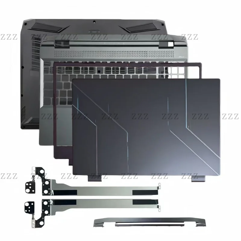 ZZ ZZ New For ACER Nitro 5 AN515-46 52SM LCD Back Cover+Bezel+Hinges/Palmrest/Bottom Case