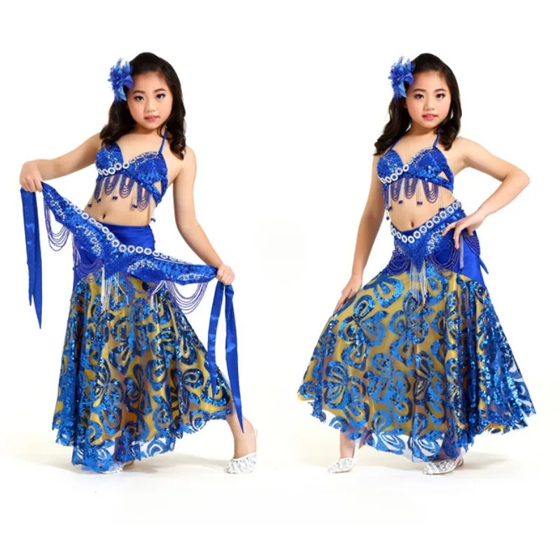 

Children's Performance Clothing Belly Dance Set New Performance Dance Clothing