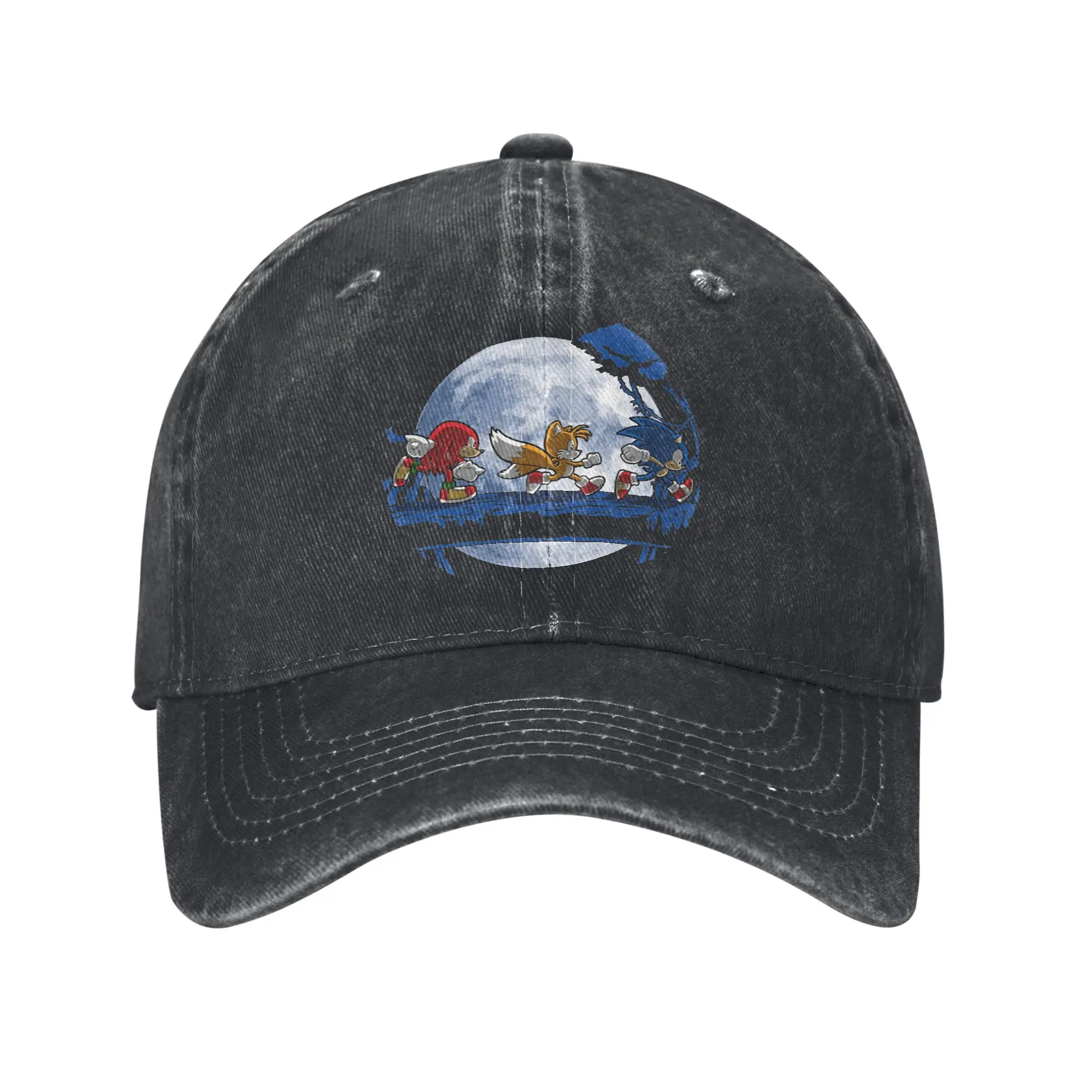 Shadow The Hedgehogs Baseball Cap Vintage Distressed Cotton  Snapback Hat Men Women Summer Adjustable Fit Caps Hat