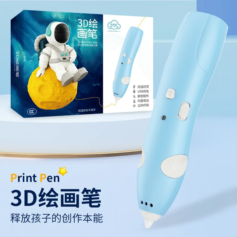 3DPrinting Pen Painting Set Low Temperature Wireless Creative Graffiti Toy Childrendiy3D Painting