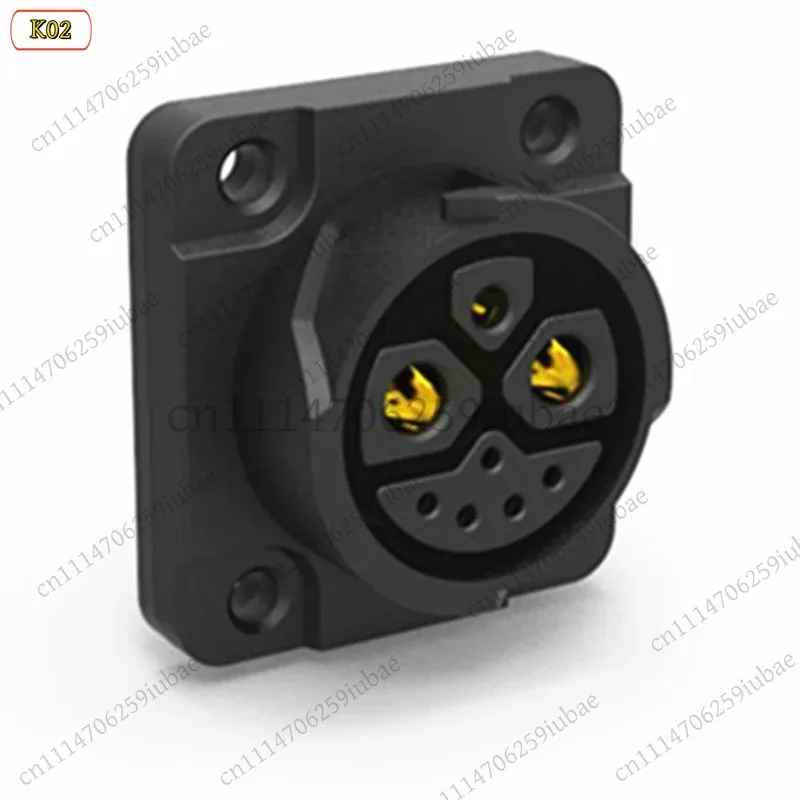 BK M23 IP67 2+1 5 Pin Battery Connector 50A Motorcycle Charger Socket for EV Energy Storage, Replacement Parts