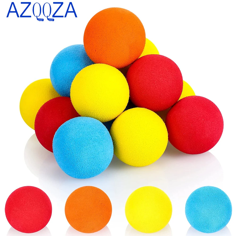 48pcs  EVA Golf Training Balls Foam Golf Ball Training Sports Balls Golf Accessories Golf Foam Practice Balls random color