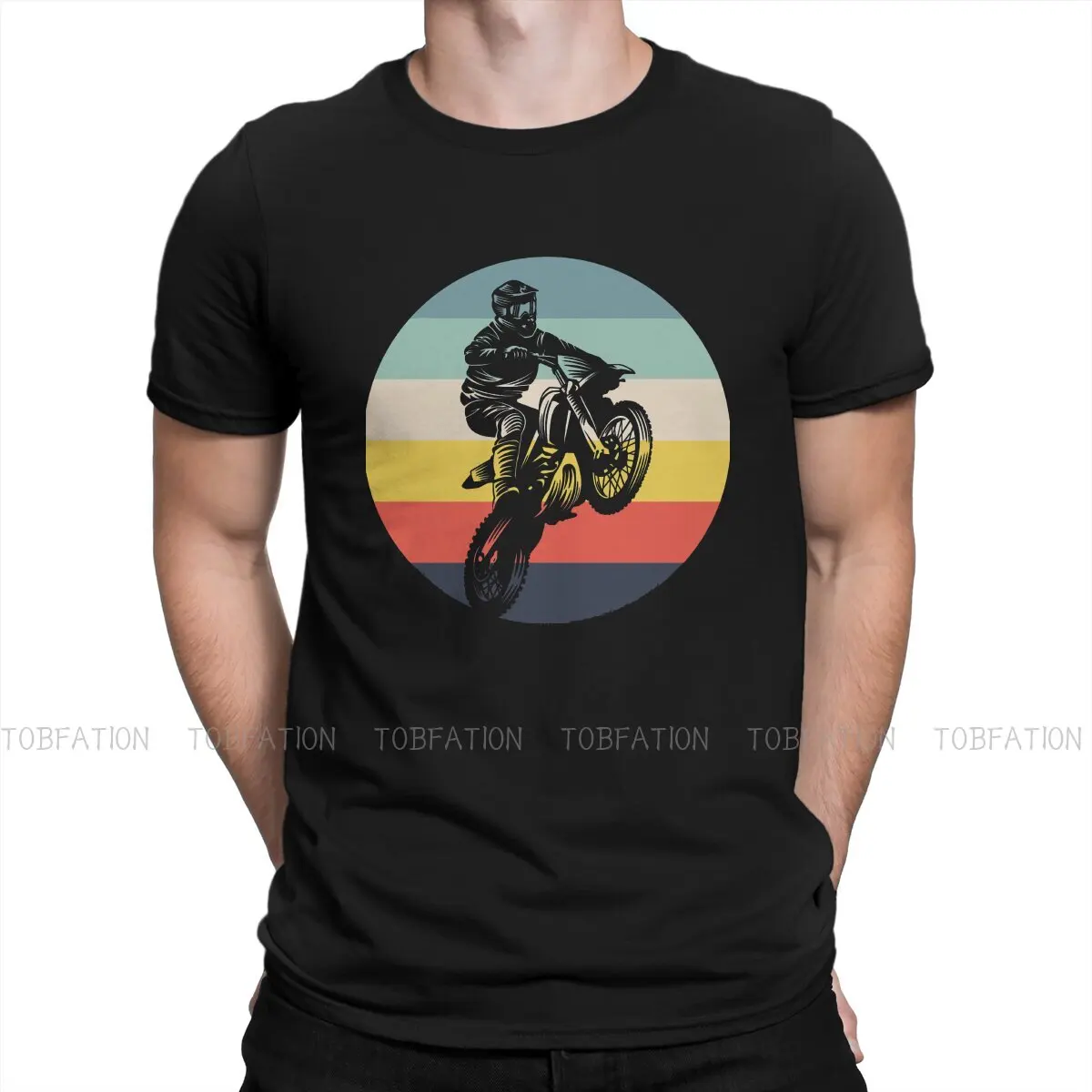 Adventure Motorcycle Tour Vintage Retro Off Road Motor  T Shirt Summer Oversized Cotton Men's Clothing Harajuku O-Neck TShirt