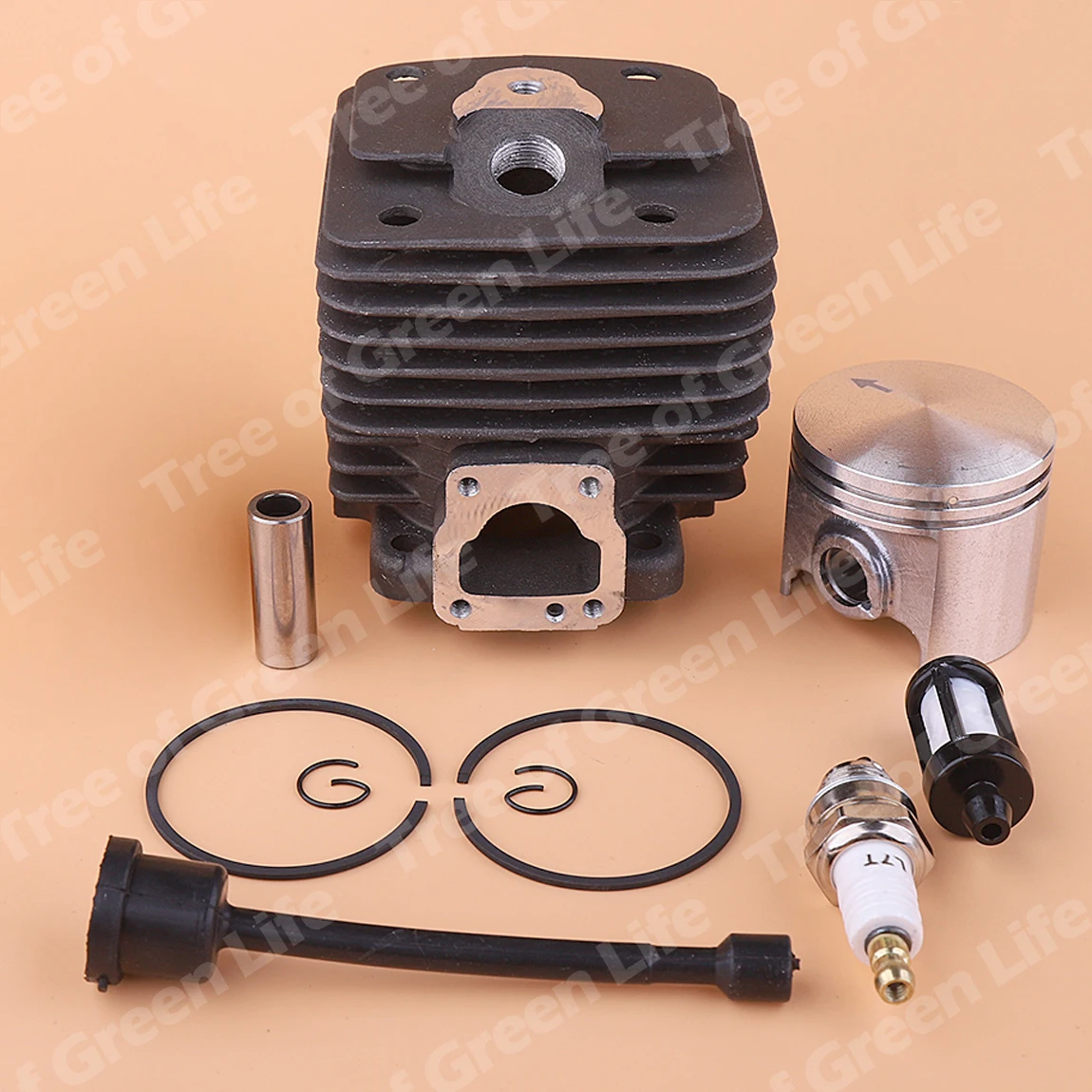 49mm Cylinder Piston Kit For Stihl TS360 TS350 Fuel Filter Line Spark Plug Concrete Saw Chainsaw Gasoline Garden Tool Parts