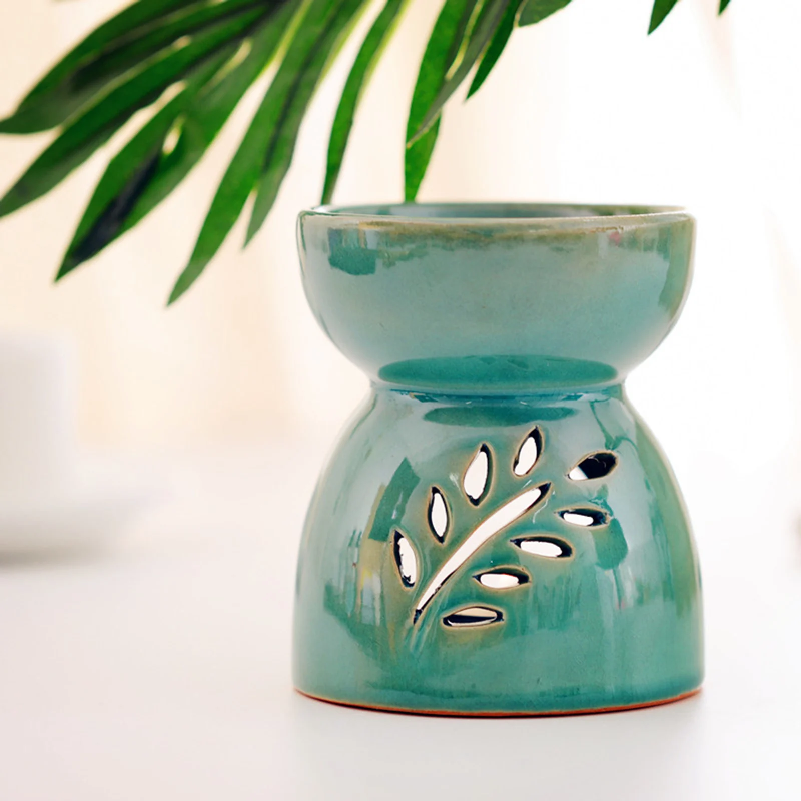Essential Oil Burner Ceramic Tealight Holder Meditation Home Fragrance Living Room Bedroom Decor
