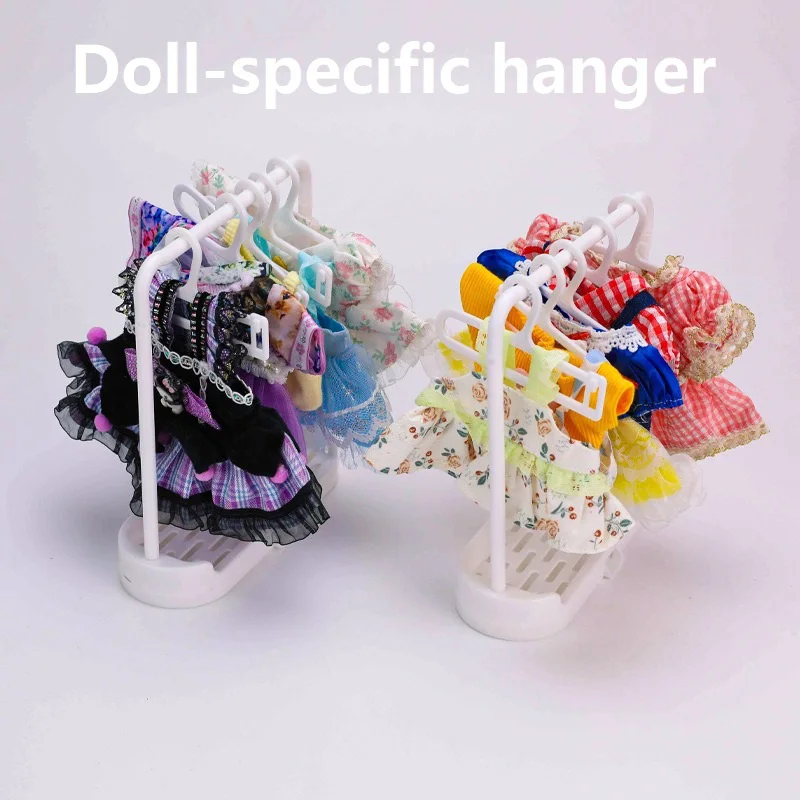 

Labubu Cabinet Labubu Wardrobe Clothes Display Shoe Rack Fabric Hanger for Doll LBBYJ01