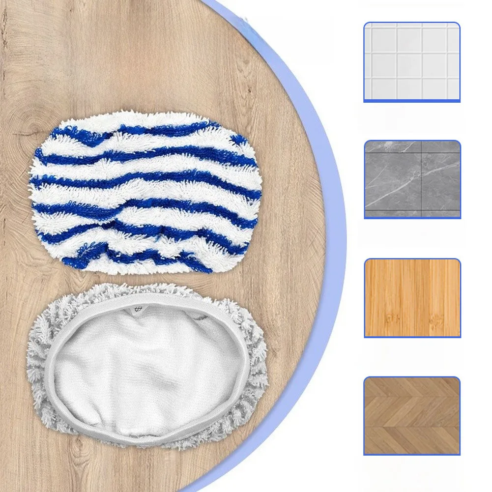 6 Piece for washable Microfiber Mop Pads Designed for Clean&For steam ZR005801 For steam Cleaner Replacement Cleaning Pads