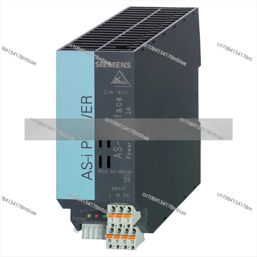 3RX9501-0BA00   AS-i Power Supply Module Fieldbus, decentr. periphery 30 V DC, 3 A 120 V/230 V AC 3RX95010BA00