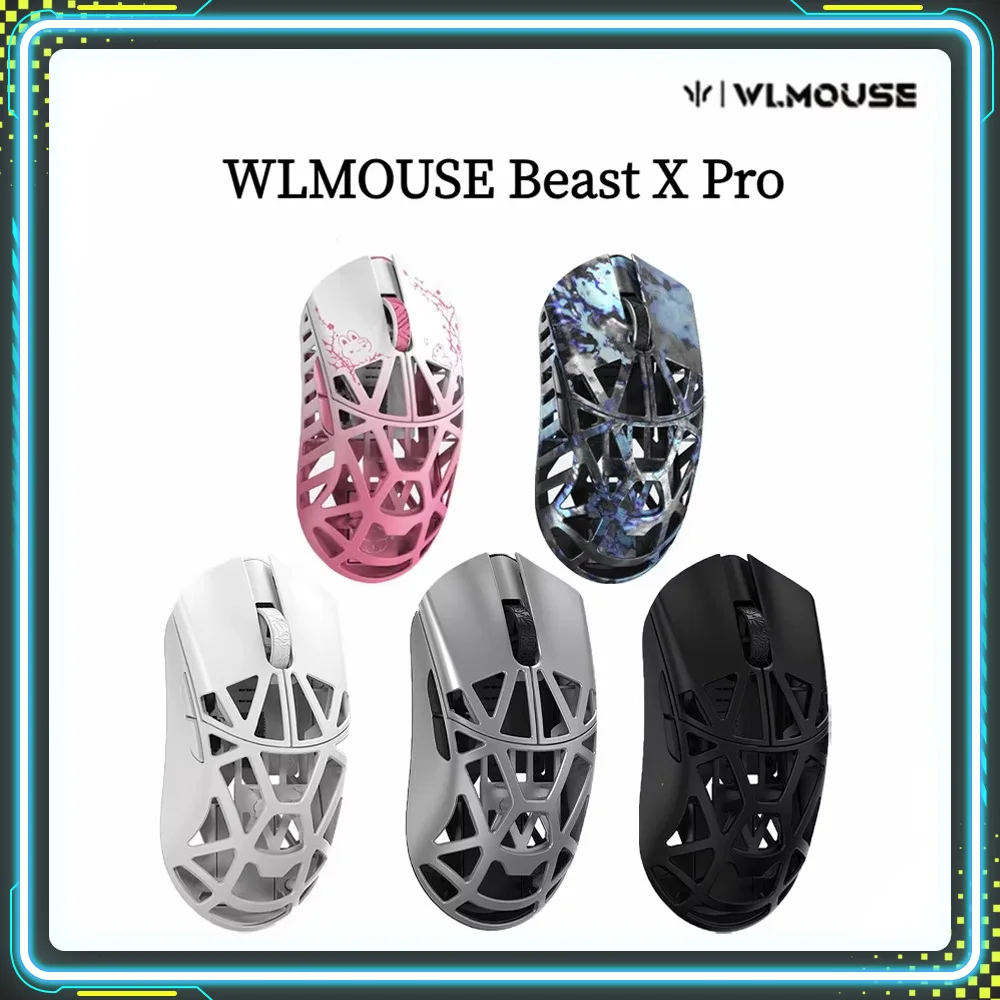 

Wanling WLMOUSE Beast X Pro мышь с боковым открытием/неоткрытием электронные беспроводные игровые мыши на заказ ПК киберспорт офисные аксессуары подарки