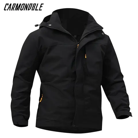 CARMONDBLE 오토바이 바람막이 남성용 MTB 자전거 아우터, 사이클링 재킷, 산악 자전거 코트