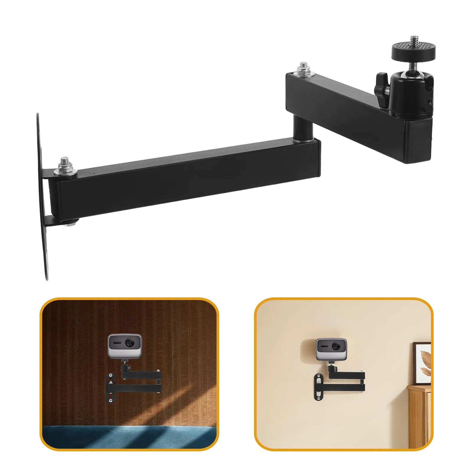 

Кронштейн для проектора из алюминиевого сплава, регулируемое потолочное крепление для офиса, устойчивая и надежная подставка для проектора