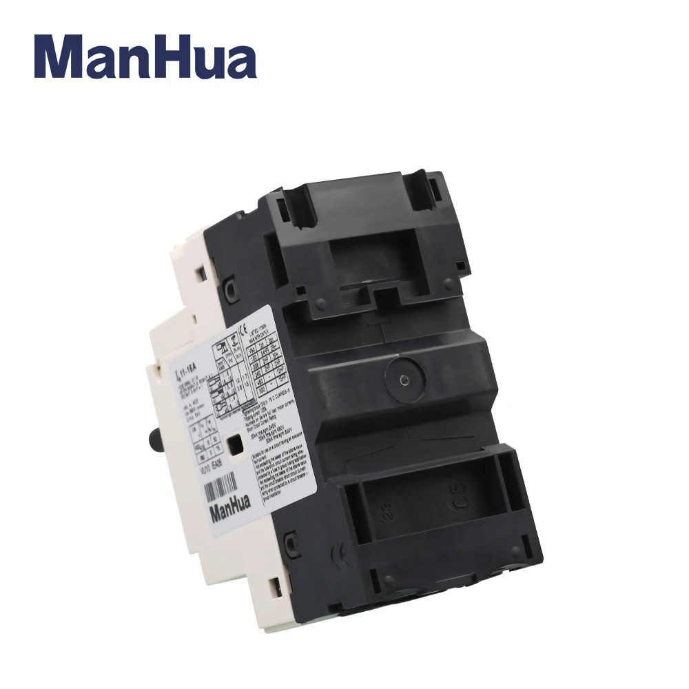 ManHua Din Rail 3P GV2-PM Series Electric Motor Protection Circuit Breaker Knob Control