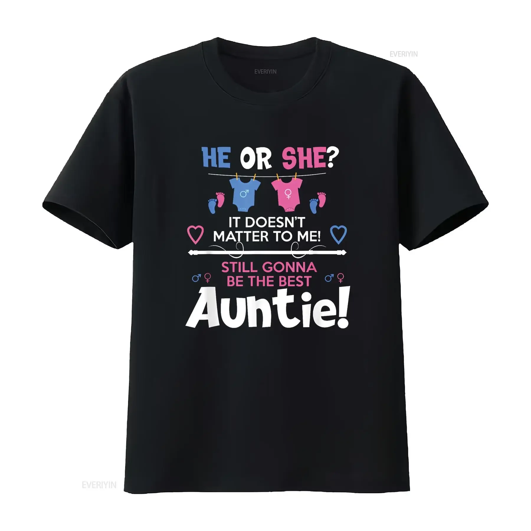 Soon To Be Auntie Aunt Gender Reveal Boy or Girl T Shirt vintage Washed graphic Comfortable Top For Everyday Wear