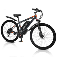 GUNAI GN29 City Electric Bicycle 750W Motor 29 * 2.1 inch Tire 48V 15ah Battery Dual Disc Brakes 21 Speed Adult Mountainous Cycl