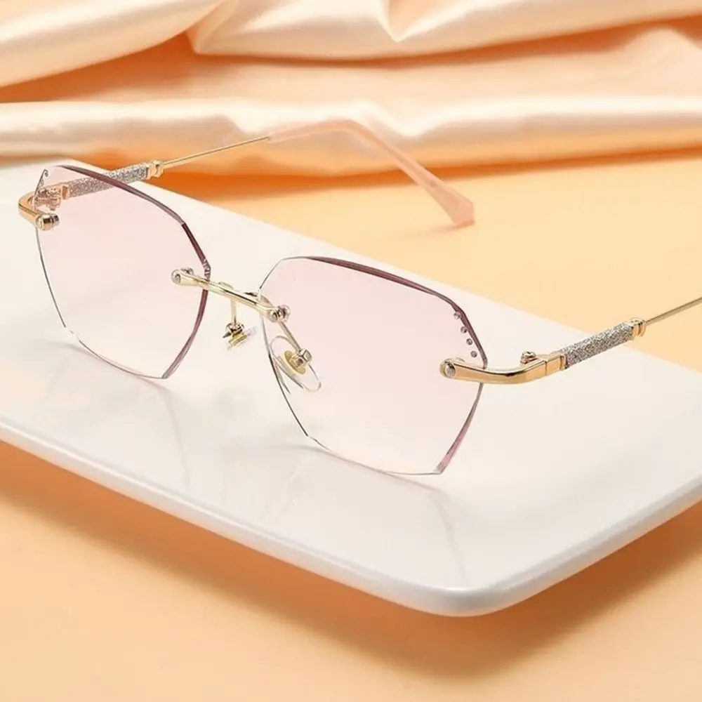 Blue Ray Blocking Anti-Blue Light Reading Glasses Glitter Frame Eye Protection Presbyopia Eyeglasses Luxury Diamond Vintage