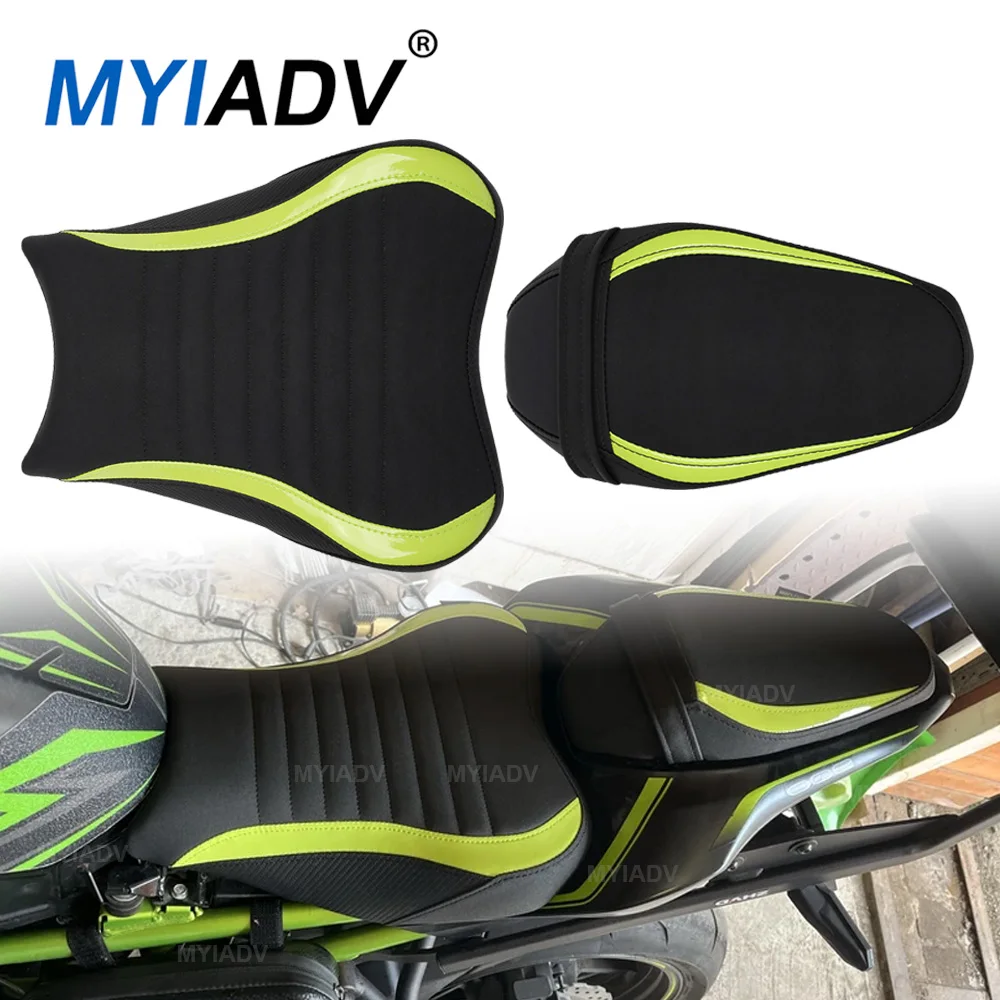 

Для Kawasaki Z900 2017-2024 мотоцикла, передняя подушка для заднего пассажирского сиденья водителя, седло, подушка для подушки, аксессуары