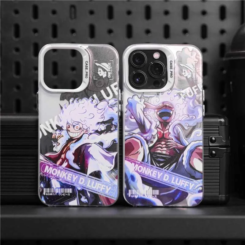 Anime Gear 5 One Pieces New Hot Phone Case For iPhone 16 15 14 13 12 11 mini Pro Max X XR XSMAX 8 7 Plus Anti Fall Matte Back